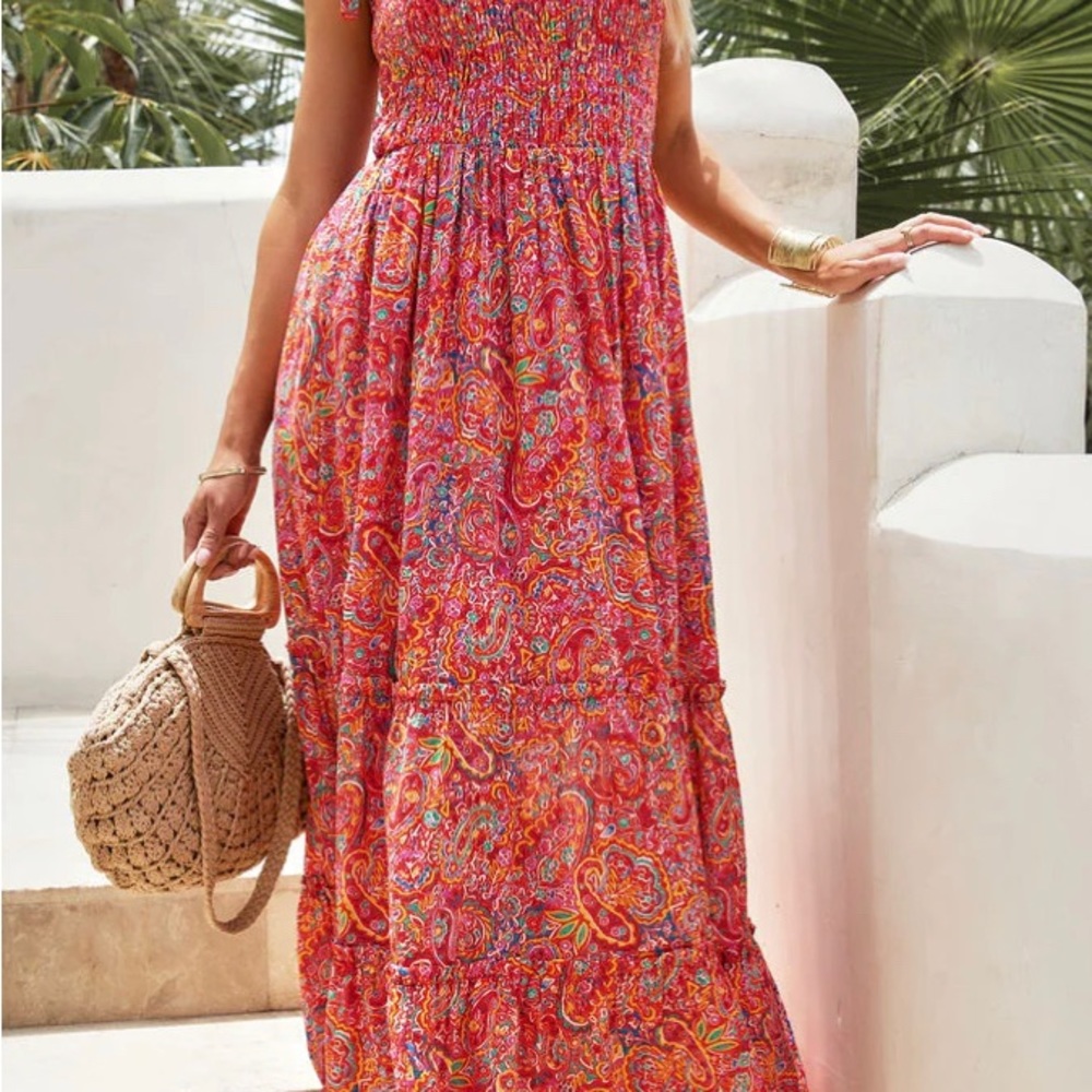 *Free Shipping* Vici Collection Paisley Printed Smock… Gem